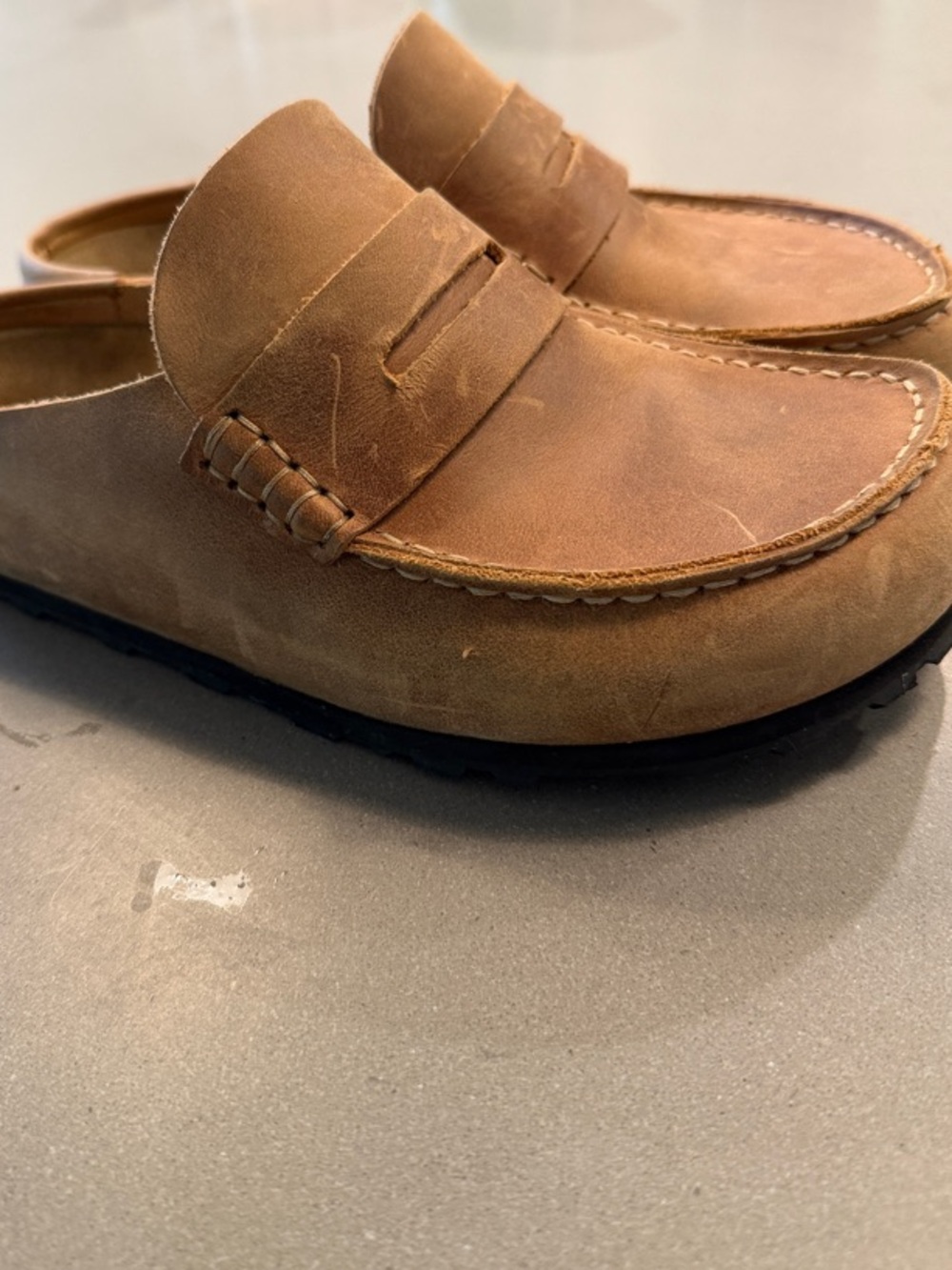 Birkenstock Naples Wrapped Leather Slip-On Loafers - Picture 2 of 10